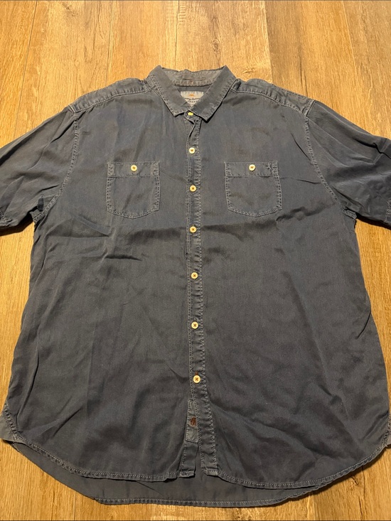 Tommy Bahama Other - Tommy Bahama Navy Short-Sleeve Button-Down Shirt